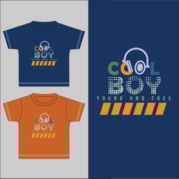 DISTRO T-SHIRT DESIGN Cool Boy vector