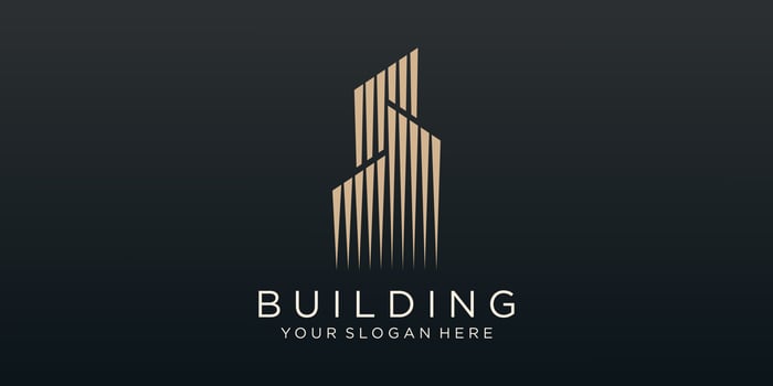 construction logo design template. building Abstract For Logo Design Inspiration. vector