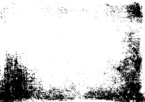 Grunge border texture background. Abstract frame overlay. PNG graphic illustration with transparent background.