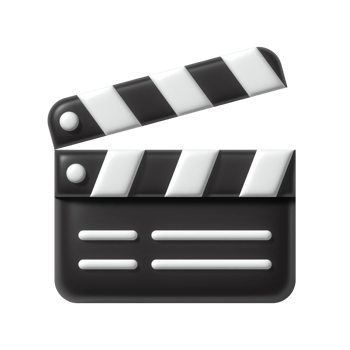 Movie clapper board png