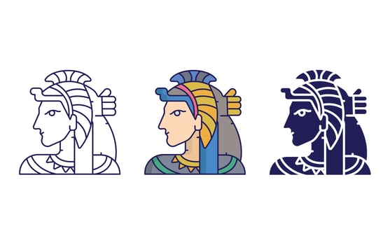 Cleopatra vector icon
