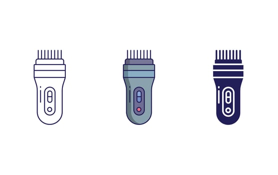 Shaving machine vector icon
