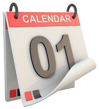 3D Calendar 3D appointment for planner png
