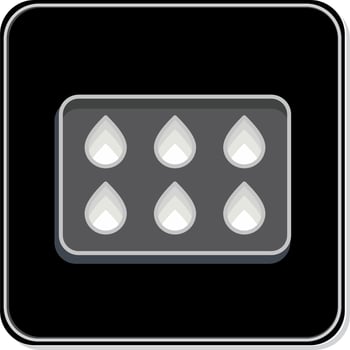 Icon Color Sample. related to Barbershop symbol. Beauty Saloon. simple illustration vector