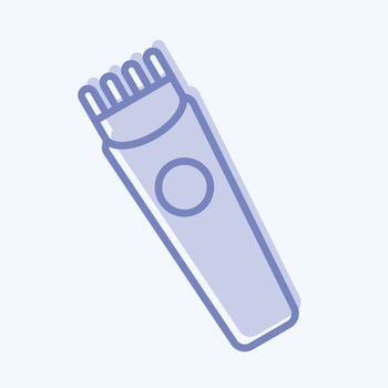 Icon Trimmer. related to Barbershop symbol. Beauty Saloon. simple illustration vector