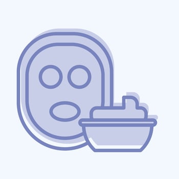 Icon Skincare. related to Barbershop symbol. Beauty Saloon. simple illustration vector