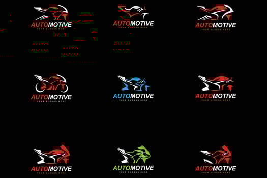 Motorcycle Logo, MotoSport Vehicle Vector, Design For, Automotive, Motorcycle Costume Workshop, Motorcycle Repair, Product Brand, Motogp vector