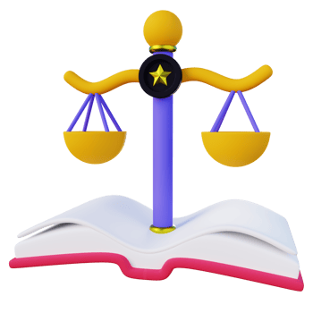 3d Illustration of Law School png