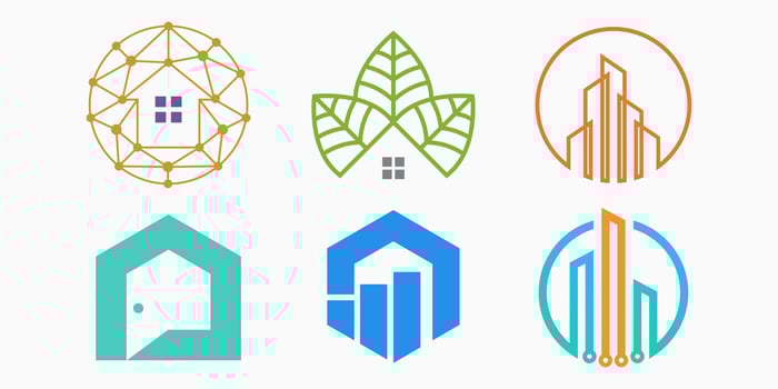 collection building Logo icon set. Symbol Template Design Vector. construction vector illustration