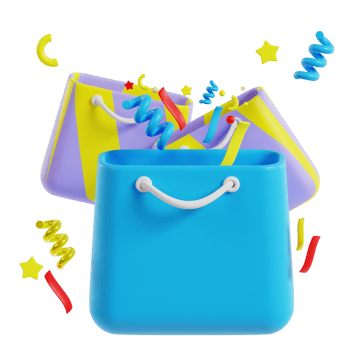 3D Gift Bag png