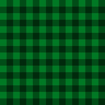 Black and green tartan seamless pattern, checkered pattern background vector