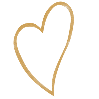 Love and Heart watercolor handdrawn png
