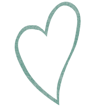 Love and Heart watercolor handdrawn png