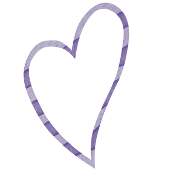 Love and Heart watercolor handdrawn png