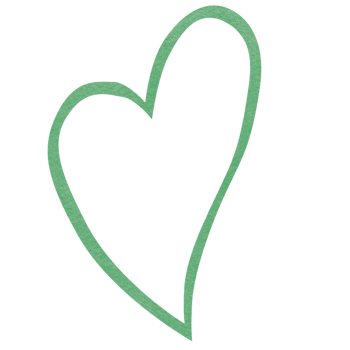 Love and Heart watercolor handdrawn png