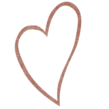 Love and Heart watercolor handdrawn png