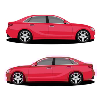 Vector racing car sport illustration