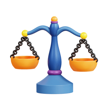 Law and Justice 3D Icon png