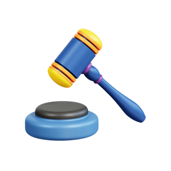 Law and Justice 3D Icon png
