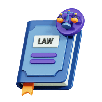 Law and Justice 3D Icon png