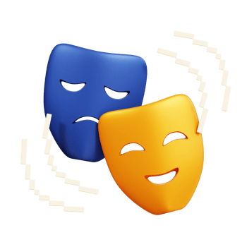 Media and Entertainment 3D Icon png