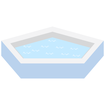 Mini Rubber Swimming Pool Summer Swim Area Collection png