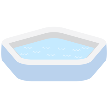 Mini Rubber Swimming Pool Summer Swim Area Collection png