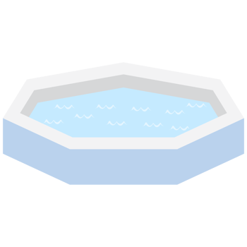 Mini Rubber Swimming Pool Summer Swim Area Collection png