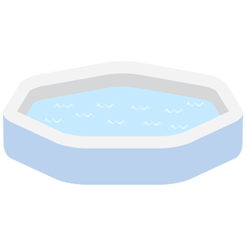Mini Rubber Swimming Pool Summer Swim Area Collection png