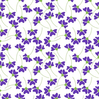 cute small floral seamless pattern vector