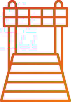 Finish Line Icon Style vector
