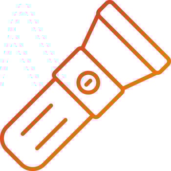 Flashlight Icon Style vector