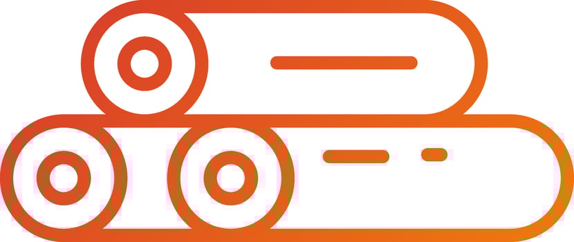 Log Icon Style vector