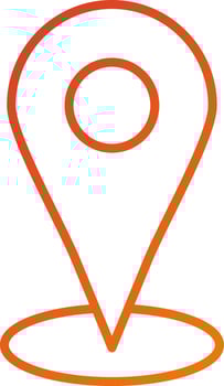 Location Icon Style vector
