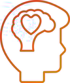 Mental Health Icon Style vector