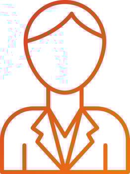 Client Male Icon Style vector