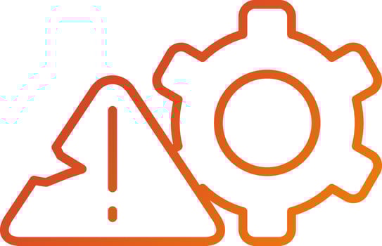 Damage Control Icon Style vector
