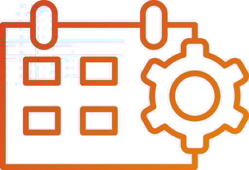 Event Management Icon Style vector