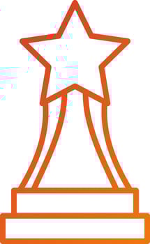 Award Icon Style vector