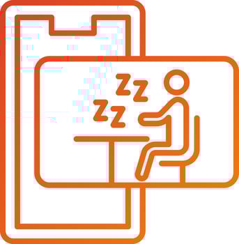 Sleep Icon Style vector