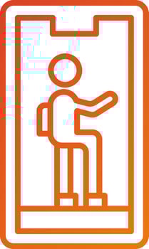 Walking Icon Style vector