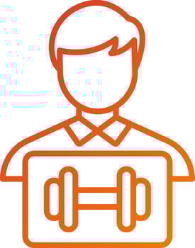Trainer Icon Style vector