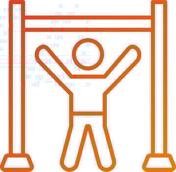 Pull Up Icon Style vector