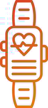 Smartband Icon Style vector