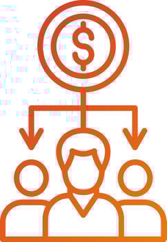 Sharing Economy Icon Style vector