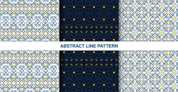 Colorful abstract geometric pattern design vector