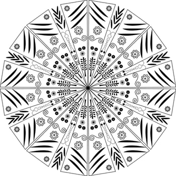 Pattern background from geometric shapes, black and white stripes. For destroying gift wrap book cover clothes table cloth. vector