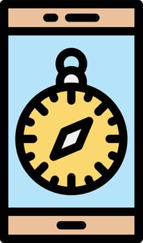 Location app Vector Icon Design Illustration
