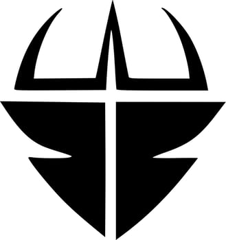 black and white of icon shape vector