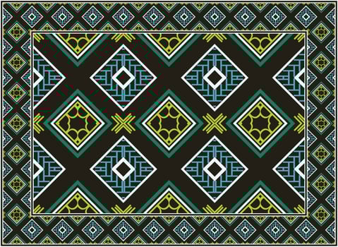Persian rug patterns, Motif Ethnic seamless Pattern modern Persian rug, African Ethnic Aztec style design for print fabric Carpets, towels, handkerchiefs, scarves rug, vector